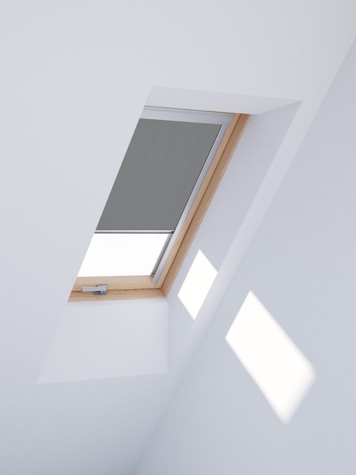 Штора затемняющая Contrio DUA F6A 4217 серый 66х118см купить в Санкт-Петербурге