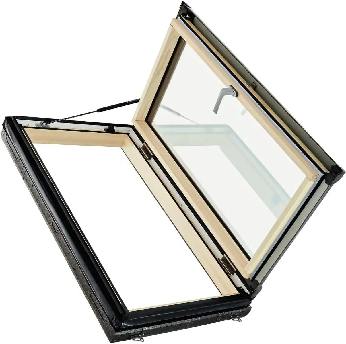 Люк кровельный R35_ 054/098 H2DL с термоблоком дерево однакамерный Roto купить в Санкт-Петербурге