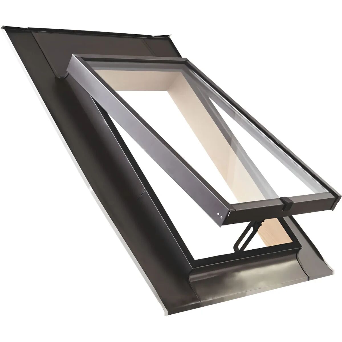 Люк кровельный R20_ 045/060 H1 с окладом EDS SB, L левый дерево Roto купить в Санкт-Петербурге