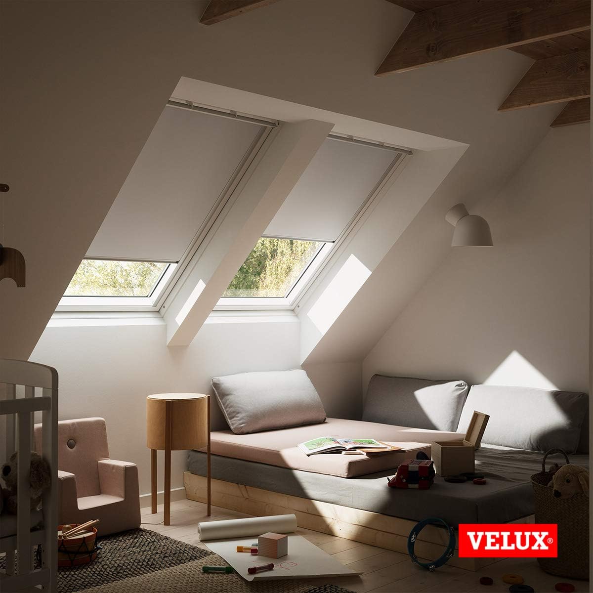 Штора блэкаут Velux DKL 1025 (белый) MK08 78*140см Велюкс Сиеста купить в Санкт-Петербурге