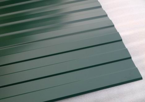 Профнастил (профлист) для забора и фасада С8 Эконом зеленый Длина листа: 2м купить в Санкт-Петербурге