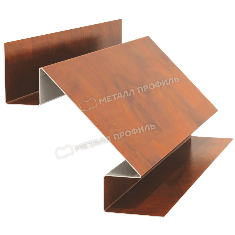 Планка угла внутреннего сложного 75x3000мм Ecosteel, Ecosteel Matt, Ecosteel Textur купить в Санкт-Петербурге