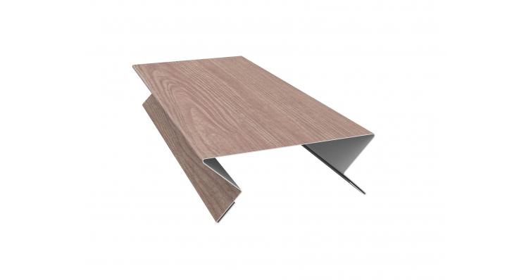 Планка угла внутреннего сборная верхняя Woodstock 58x23x3000мм Ecosteel, Ecosteel Matt, Ecosteel Textur купить в Санкт-Петербурге