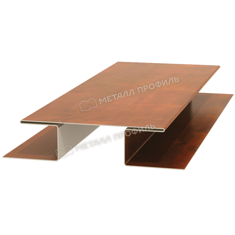 Планка стыковочная сложная Woodstock 75x3000мм Ecosteel, Ecosteel Matt, Ecosteel Textur купить в Санкт-Петербурге