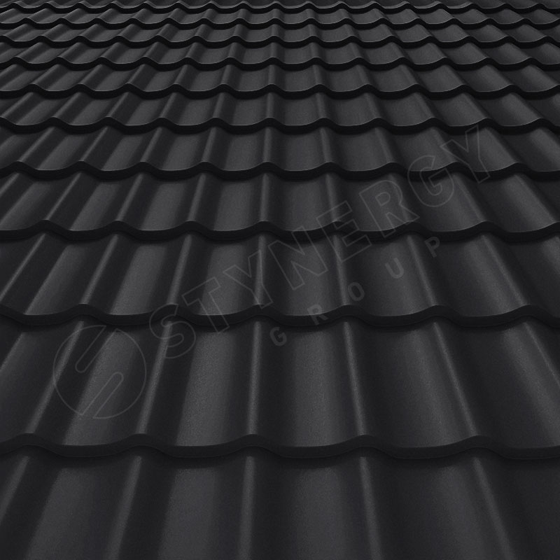 Металлочерепица СМ Классик Rooftop Matte (Стальной Бархат) купить в Санкт-Петербурге