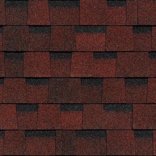 Ламинированная черепица Docke Europa, красный купить в Санкт-Петербурге