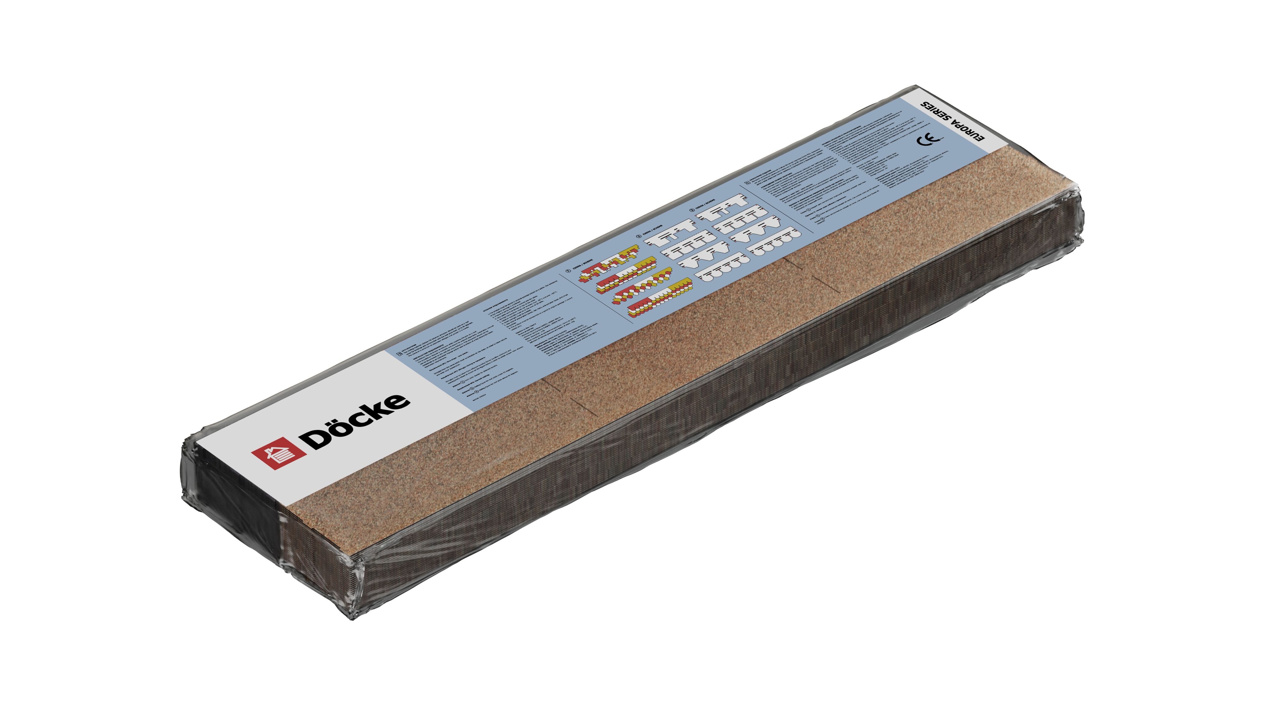 Коньково-карнизная черепица Docke Europa купить в Санкт-Петербурге