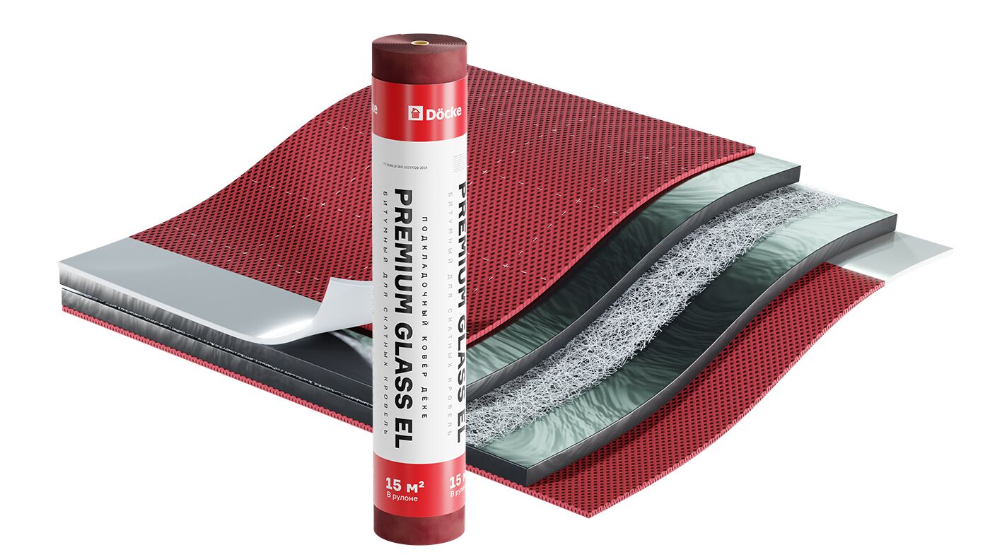 Подкладочный ковер Docke Premium Glass EL 15кв.м купить в Санкт-Петербурге