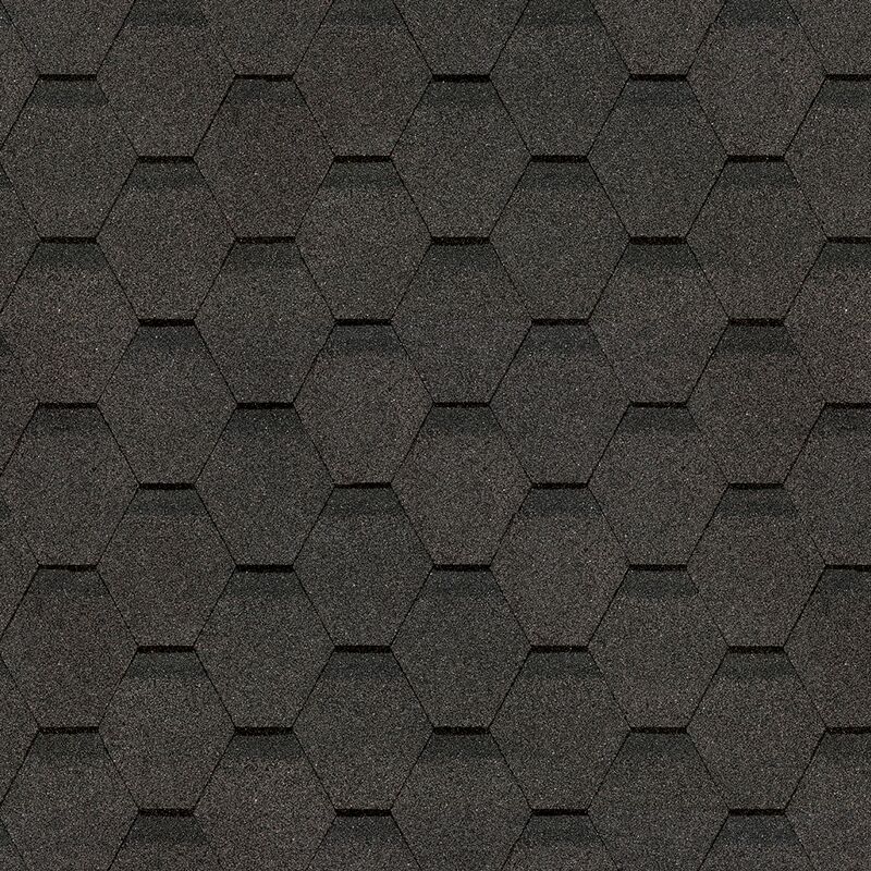 Гибкая черепица Docke PIE ОRIGINАL шестигранник Серый 4.1м2/уп купить в Санкт-Петербурге