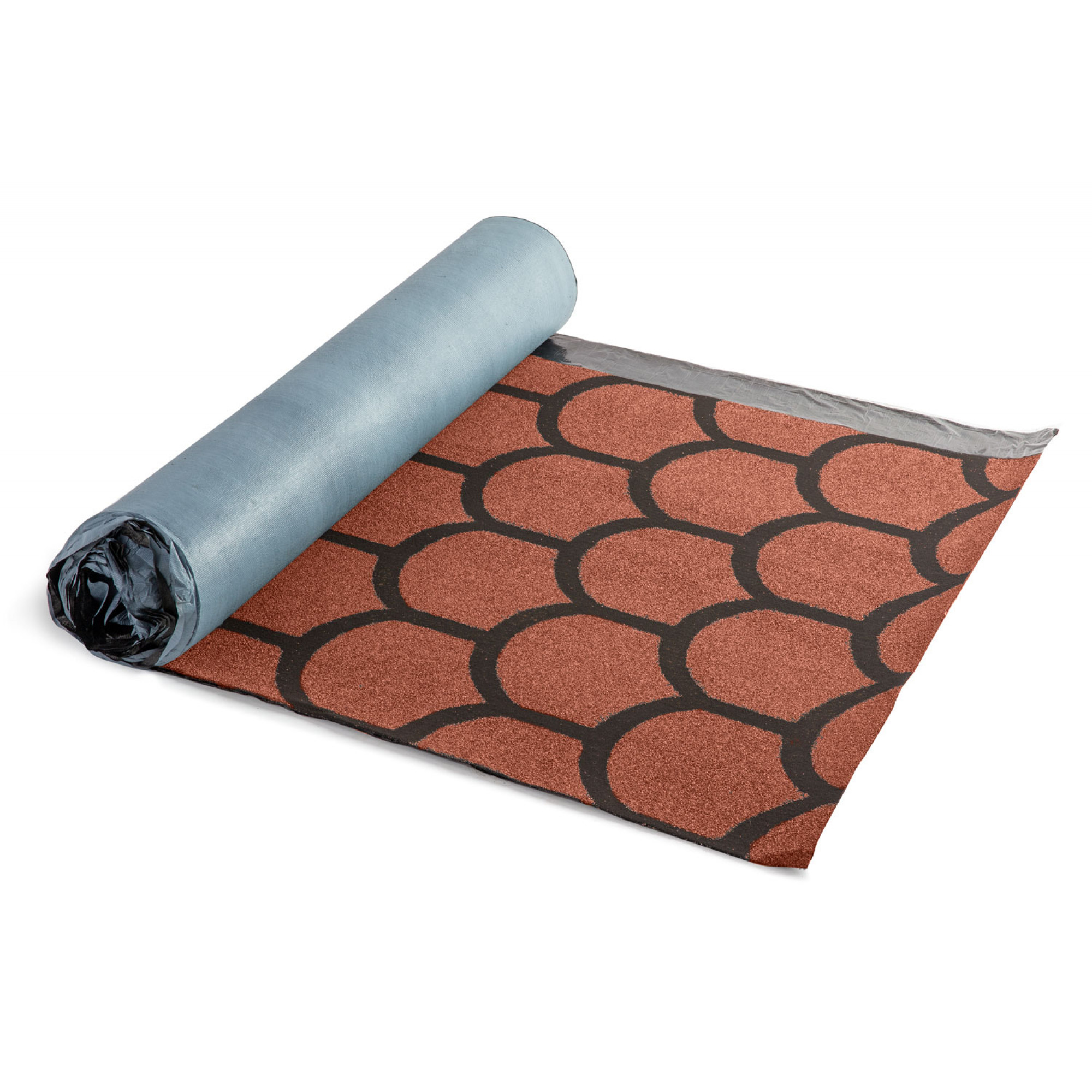 Рулонная черепица ТЕХНОНИКОЛЬ, Бобровый хвост, 1х8м купить в Санкт-Петербурге