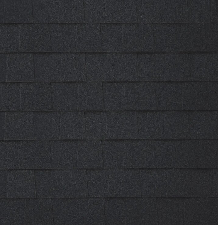 Черепица двуслойная гибкая TRENDUM MONOHROM карбон 2.32м2 купить в Санкт-Петербурге