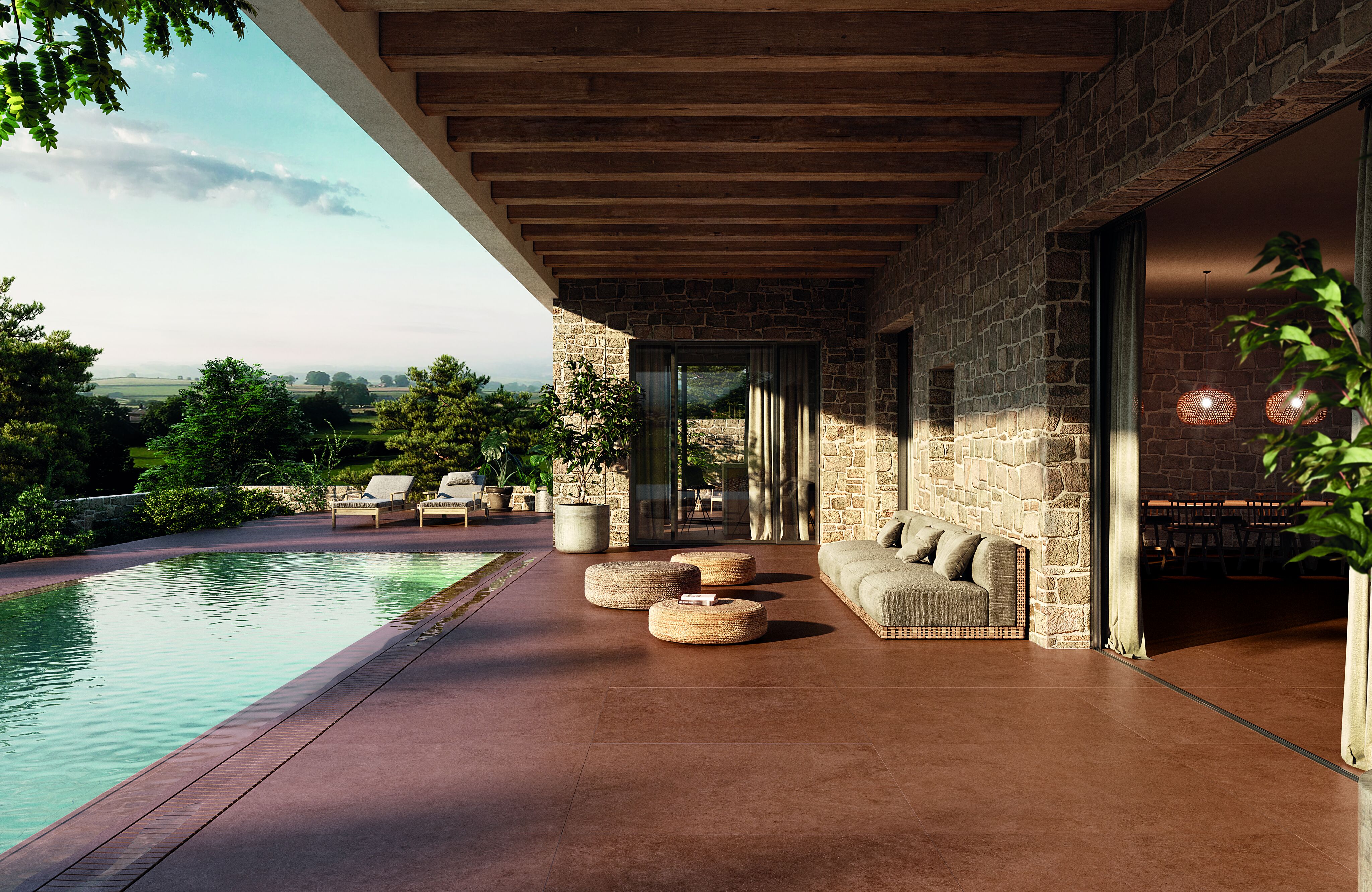 Ступень фронтальная Peldano Florentino Essenza Rust С3 33х33х1.3см антислип 4шт/уп Exagres купить в Санкт-Петербурге