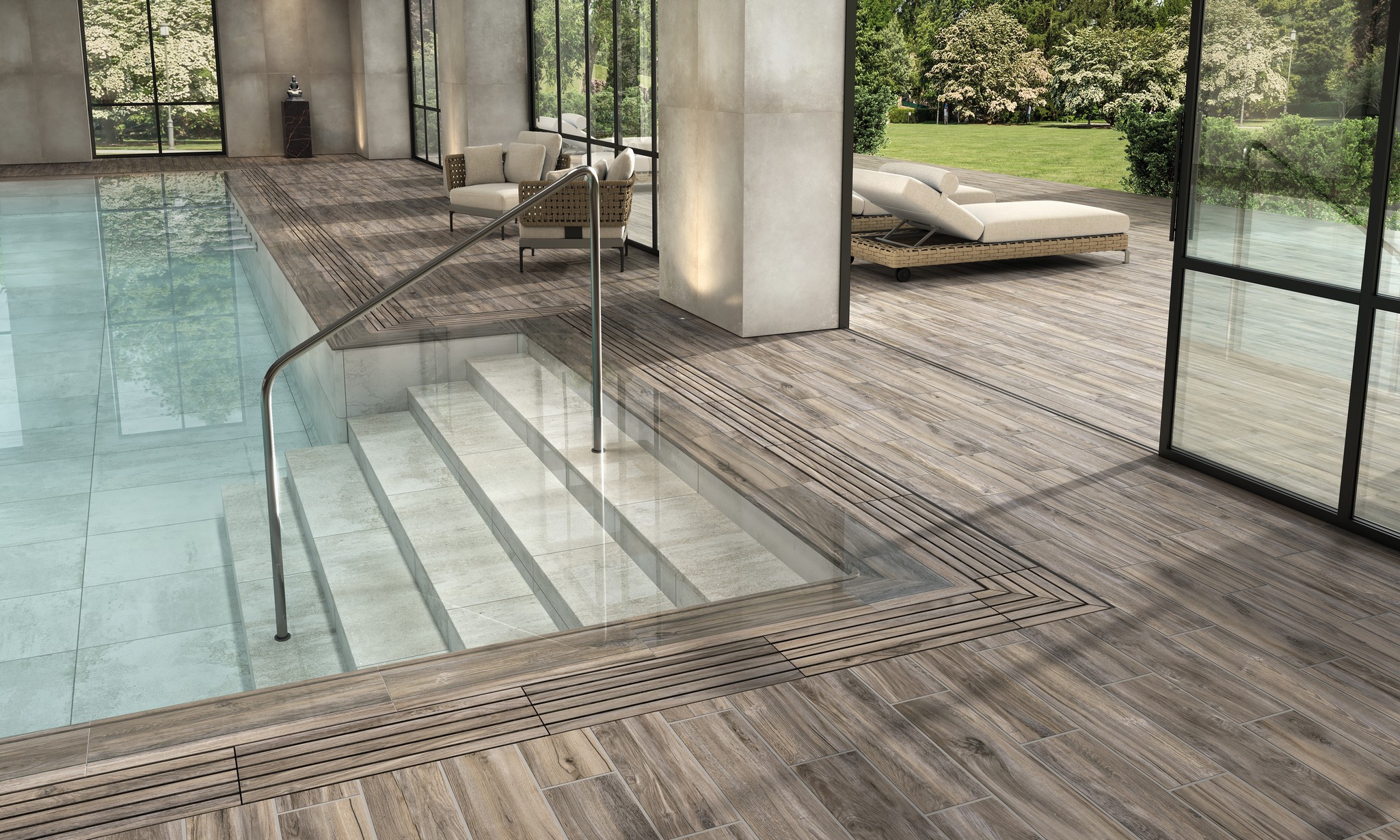 Плитка напольная клинкерная Lizana Olivo 14.5х120х0.9см матовая 4шт/0.695м2/уп Exagres купить в Санкт-Петербурге