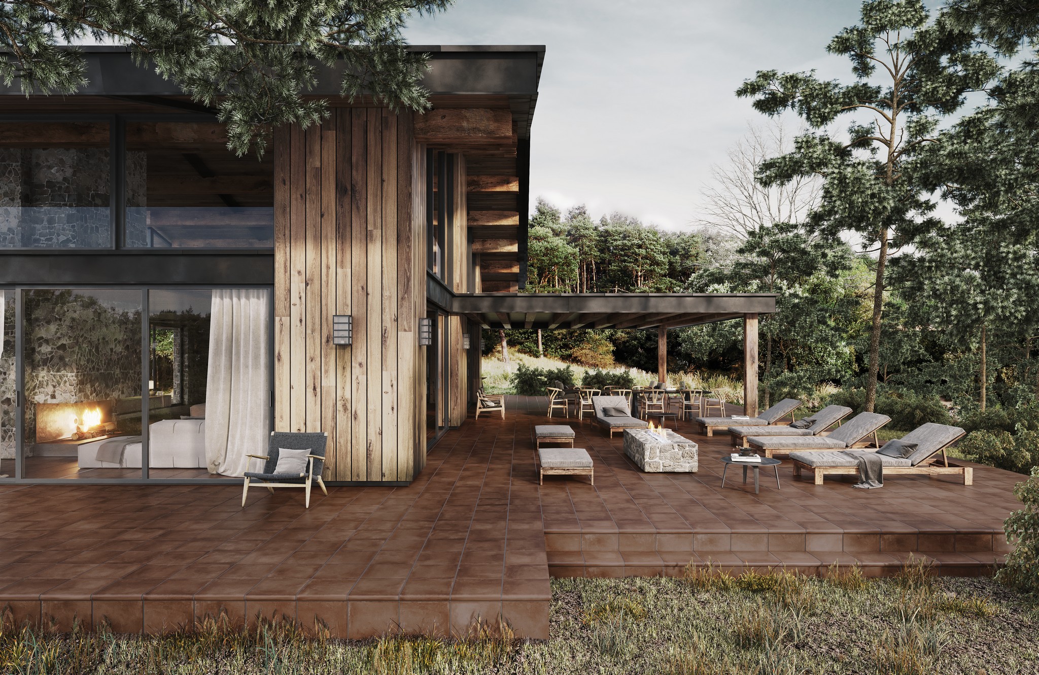 Ступень угловая Cartabon Florentino Portland Lava 33х33х1.4 антислип 1шт/упак Exagres купить в Санкт-Петербурге