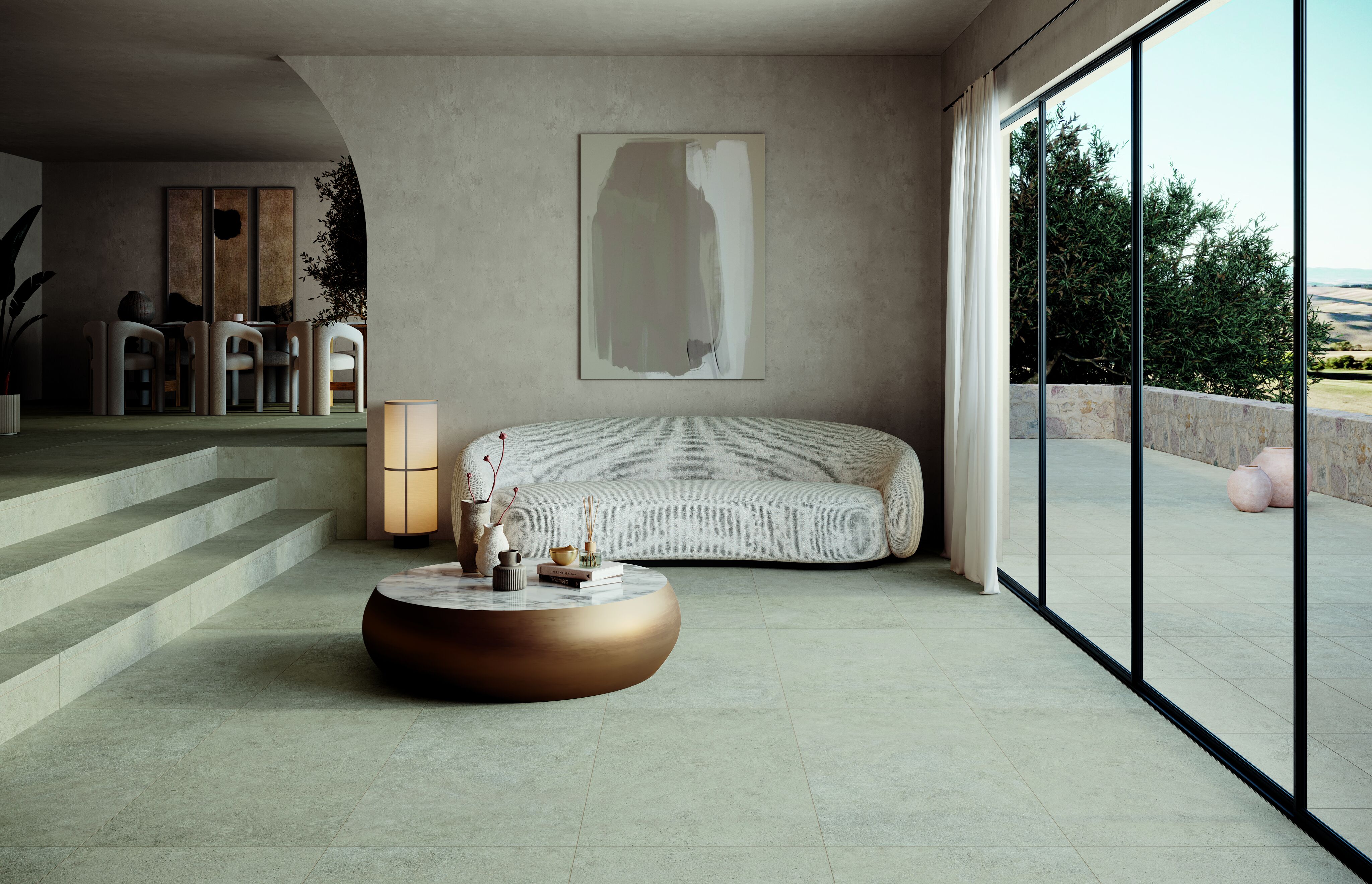 Ступень фронтальная Peldano Recto Essenza Creta С3 33х120х1.2см антислип 2шт/уп Exagres купить в Санкт-Петербурге