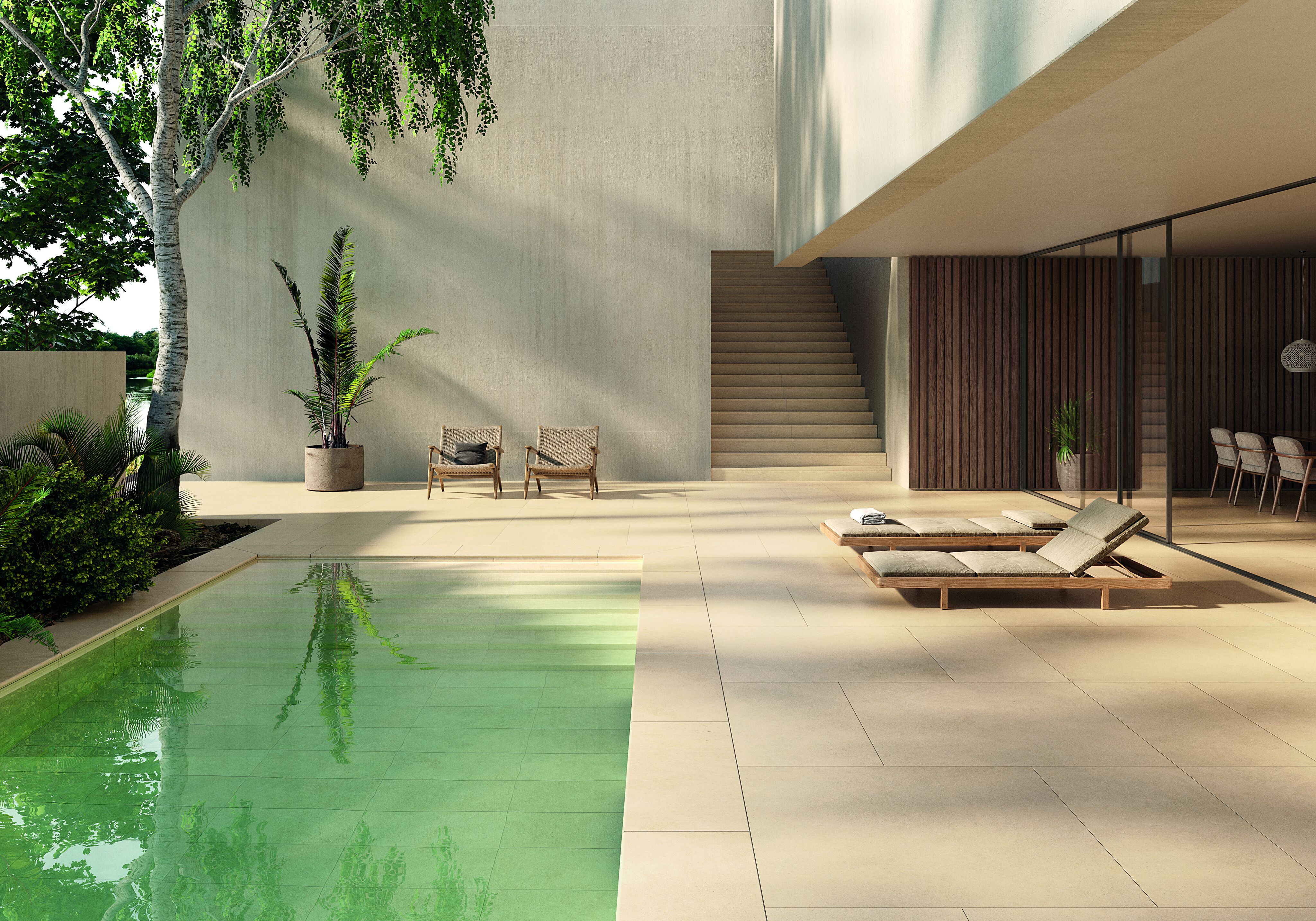 Ступень фронтальная Peldano Recto Essenza Sabbia С3 33х120х1.2см антислип 2шт/уп Exagres купить в Санкт-Петербурге