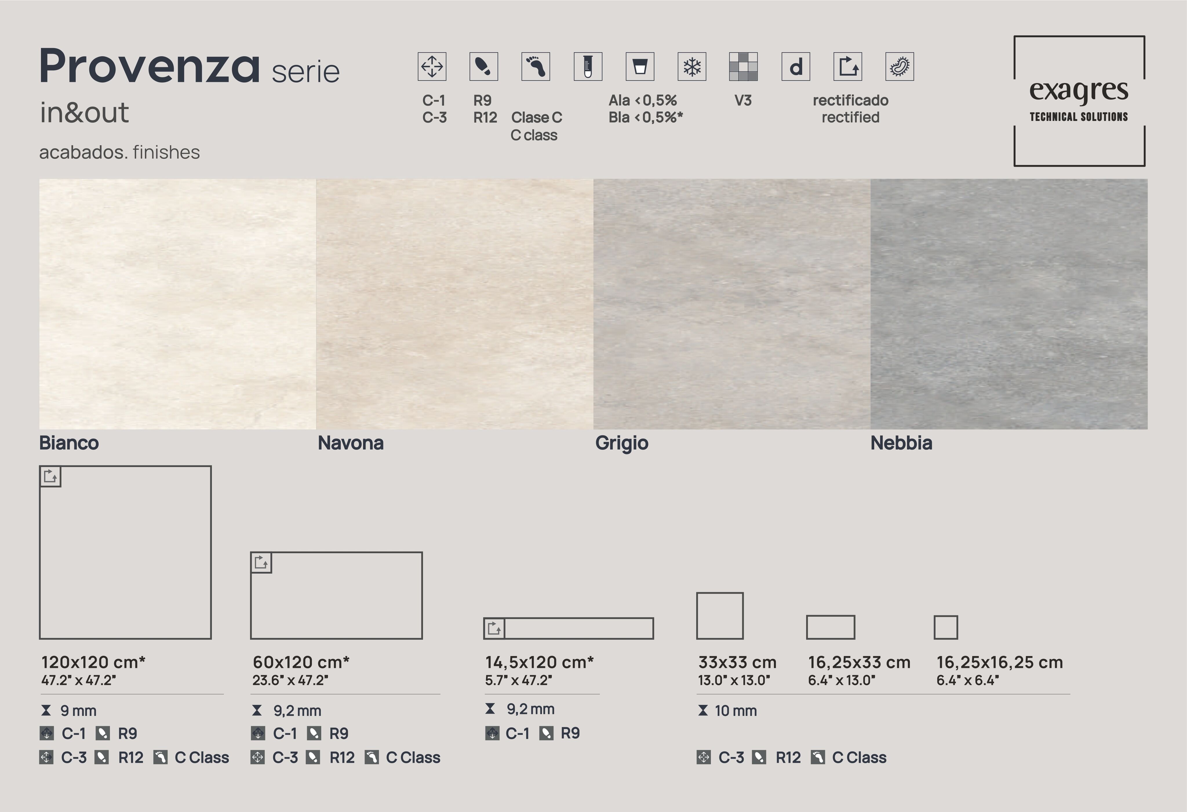 Плитка напольная Provenza Nebbia 60х120х0.92 матовый 2шт/упак Exagres купить в Санкт-Петербурге