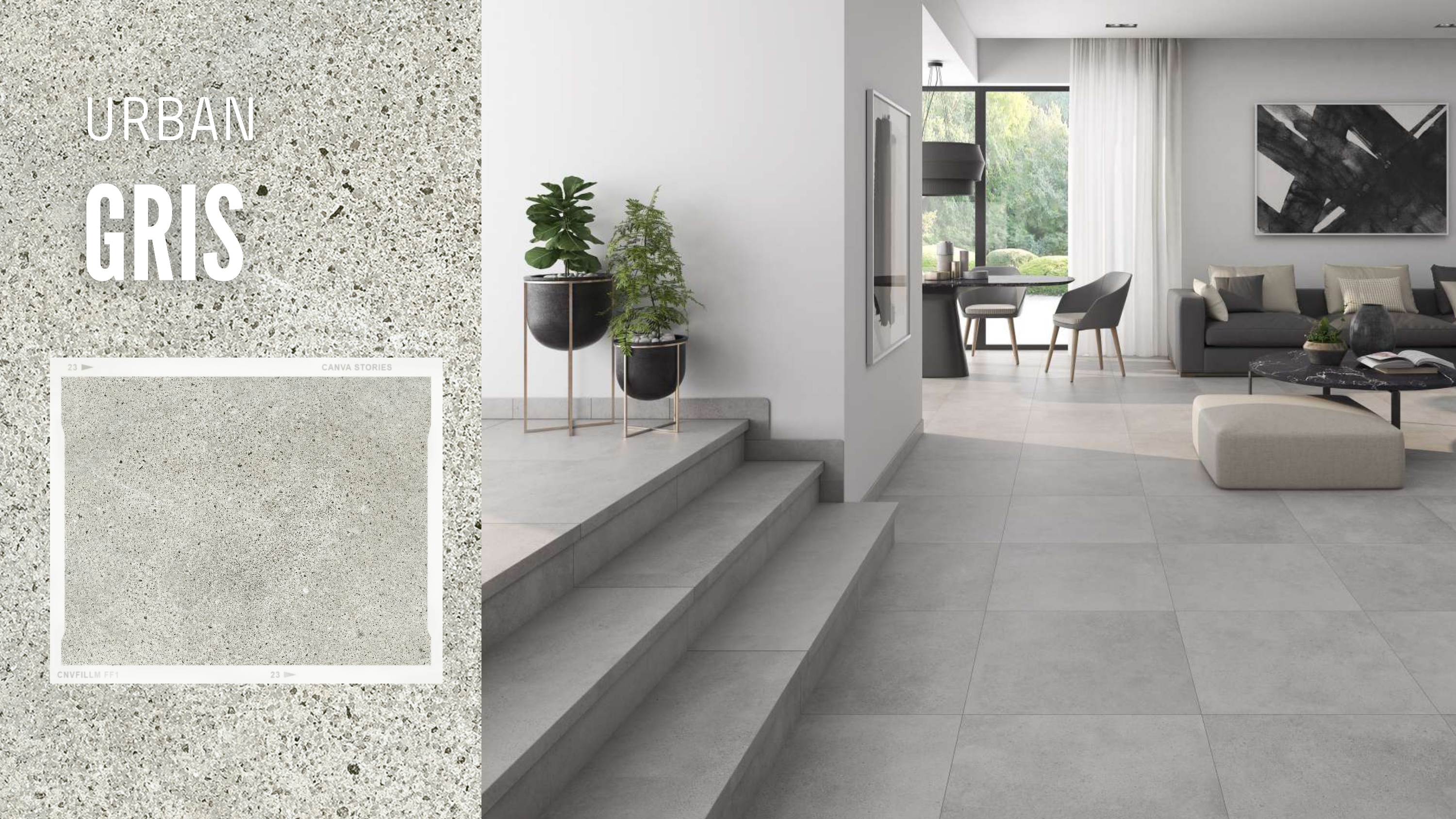 Ступень угловая Esquina Urban Gris 33х33х1.4 антислип Gres de Aragon купить в Санкт-Петербурге