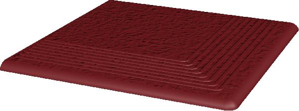 Ступень угловая без капиноса с насечками Cloud rosa duro структурный 300х300х11 Paradyz купить в Санкт-Петербурге