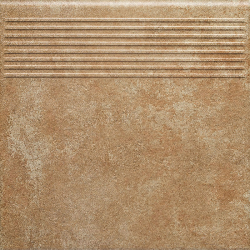 Ступень без капиноса с насечками Ilario ochra структурная 300х300х8.5мм Paradyz 13шт/уп купить в Санкт-Петербурге