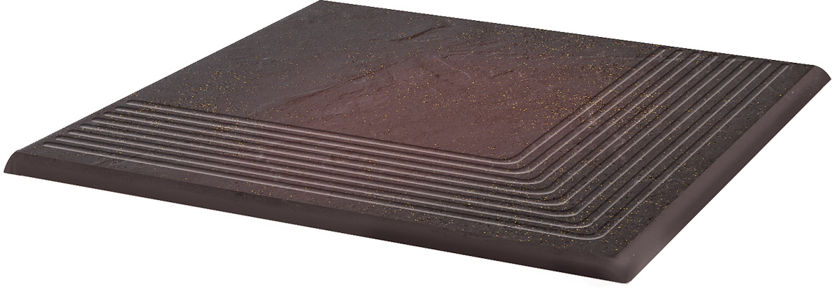 Ступень угловая без капиноса с насечками Semir rosa структурный 300х300х11 Paradyz купить в Санкт-Петербурге