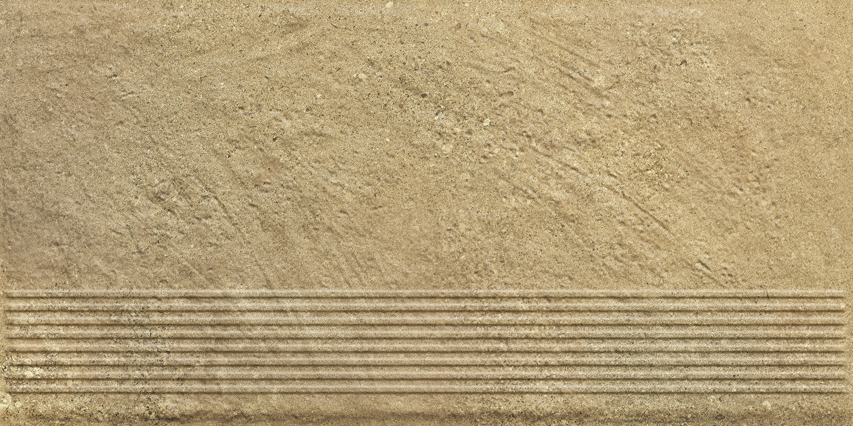 Ступень без капиноса с насечками Eremite beige структурная 300х600х8.5мм Paradyz 8шт/уп купить в Санкт-Петербурге