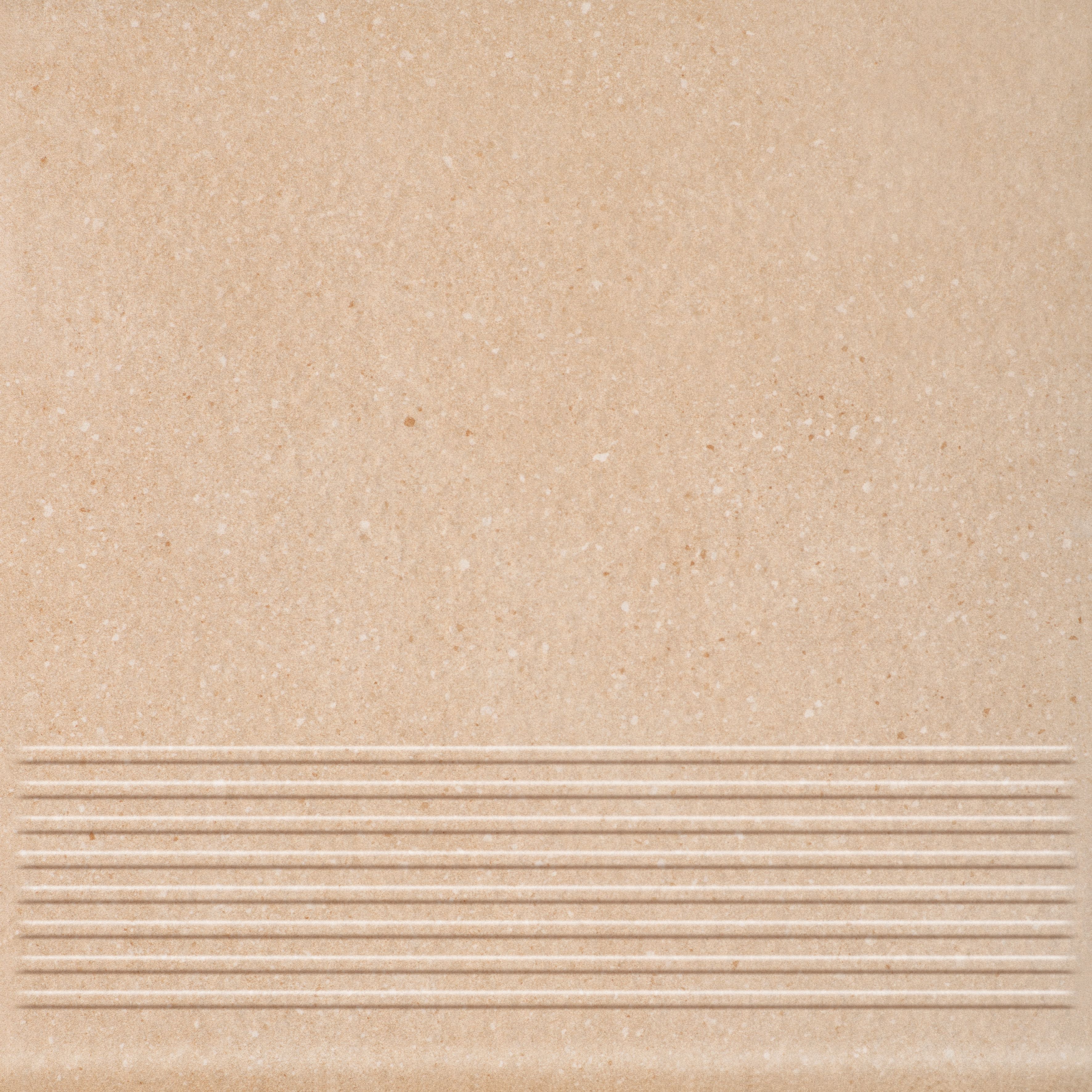 Ступень без капиноса с насечками Mattone Sabbia beige структурная 300х300х8.5мм Paradyz 13шт/уп купить в Санкт-Петербурге