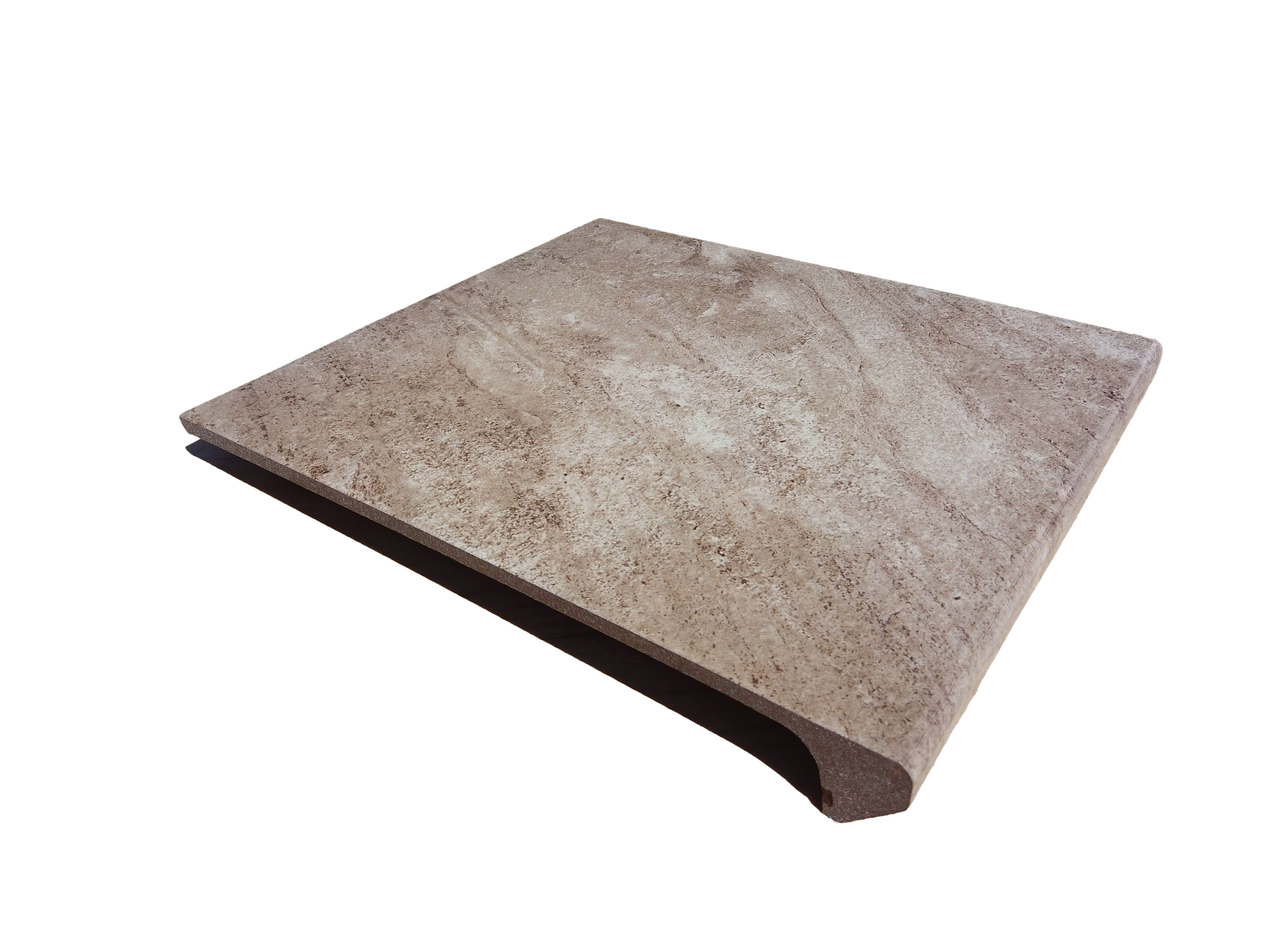 Ступень простая с капиносом гладкая Mattone Pietra BEIGE купить в Санкт-Петербурге