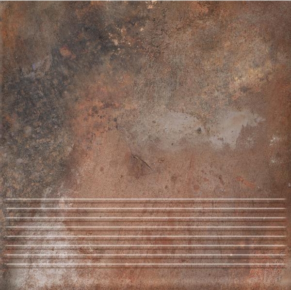 Ступень простая с насечками ARTEON цвета ROSSO, OCHRA, TAUPE, BROWN, GRYS купить в Санкт-Петербурге