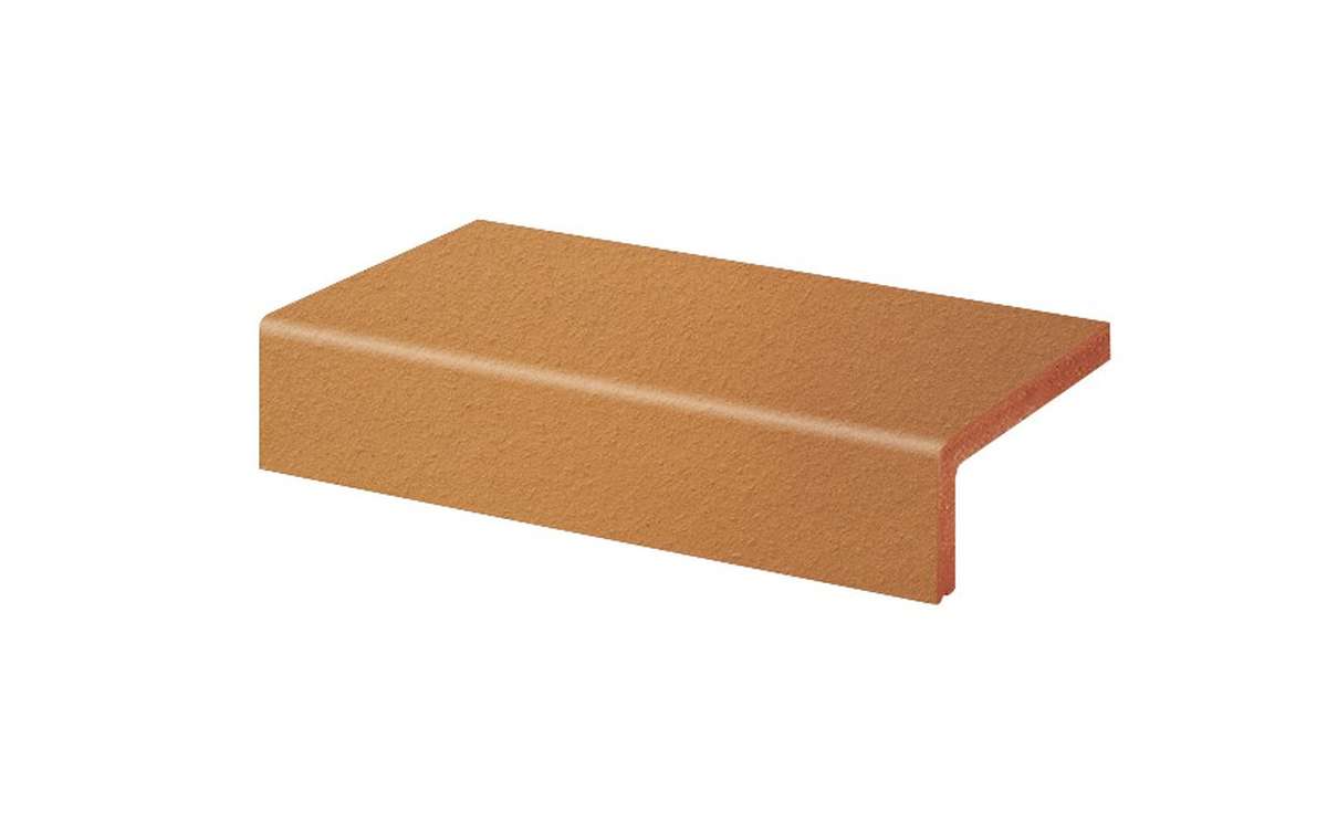 Ступень Terra прямой угол 307 weizengelb 4822 клинкерная балконная купить в Санкт-Петербурге