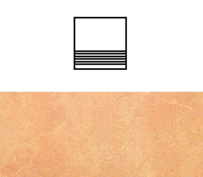 Ступень Stroher 8181 Keraplatte Roccia без угла с насечками 834 giallo 300x240x10мм 10шт/уп купить в Санкт-Петербурге