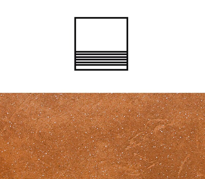 Ступень Stroher 8181 Keraplatte Roccia без угла с насечками 839 ferro 300x240x10мм 10шт/уп купить в Санкт-Петербурге