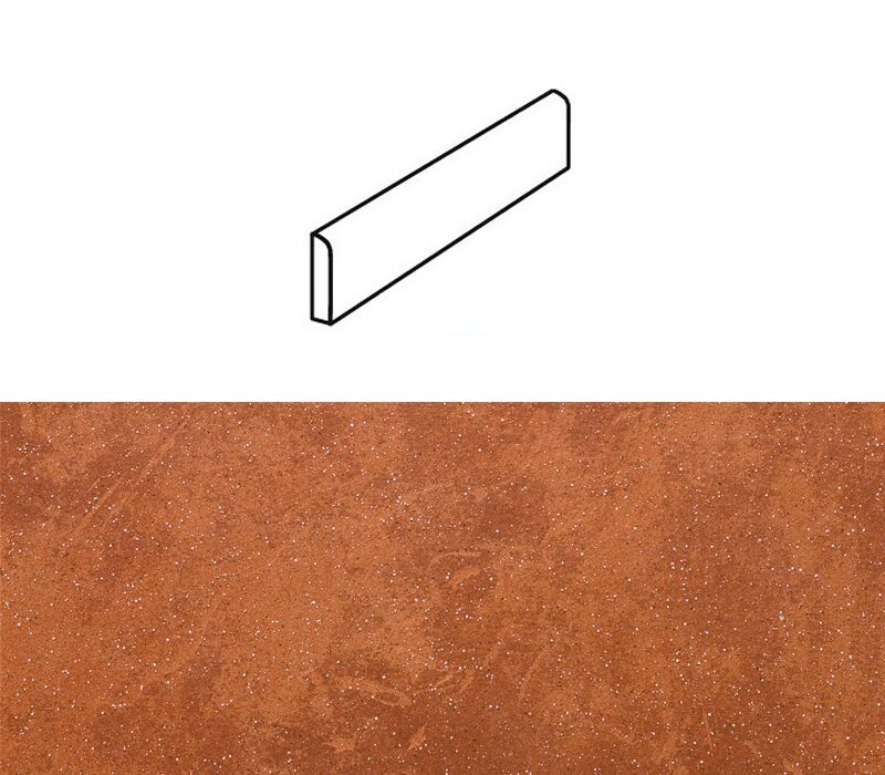 Плинтус Stroher 8110 Keraplatte Roccia 841 rosso 294х73х8мм купить в Санкт-Петербурге