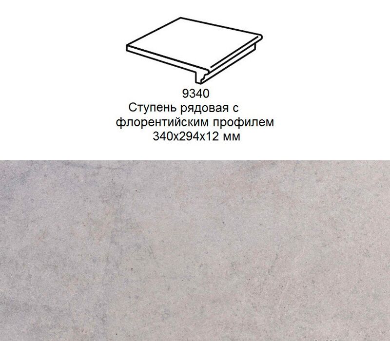 Ступень рядовая Stroher 9340 Keraplatte Aera флорентинер 720 baccar 340x294x12мм 4шт/уп купить в Санкт-Петербурге