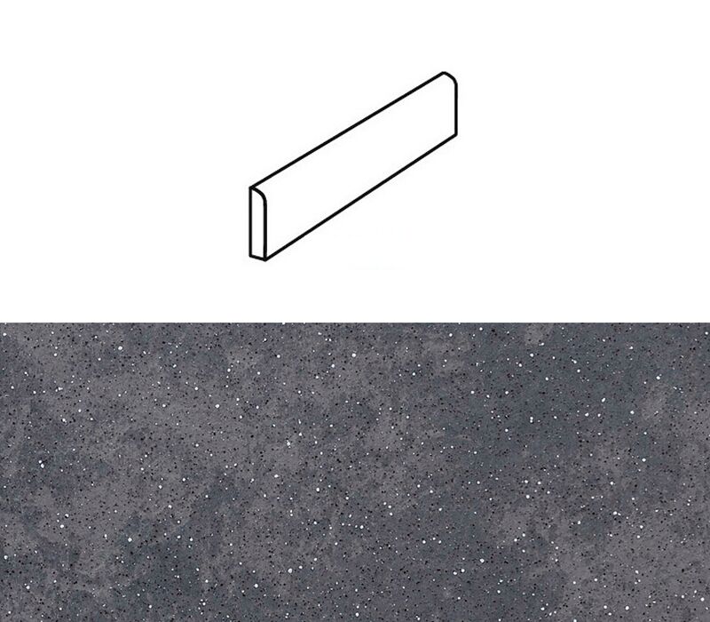 Плинтус Stroher 8107 Keraplatte Roccia 845 nero 240х73х8мм 18шт/уп купить в Санкт-Петербурге