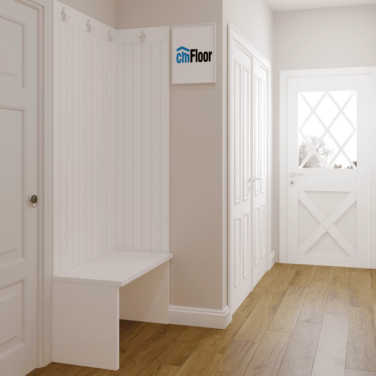 SPC-ламинат ScandiWood 04 Орех Американский  структ.1220х180мм IXPE 8шт/уп/1.76м2 CM Floor купить в Санкт-Петербурге