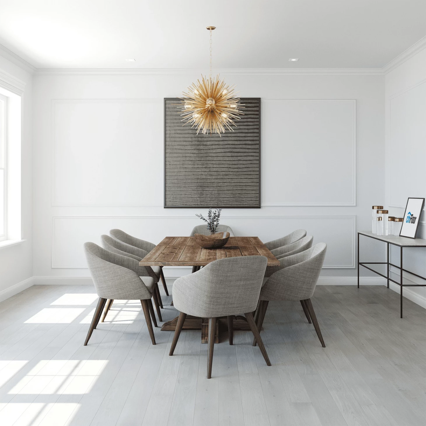 SPC-ламинат ScandiWood 05 Дуб Ледяной  тисн. в рег.1220х180мм IXPE 8шт/уп/1.76м2 CM Floor купить в Санкт-Петербурге