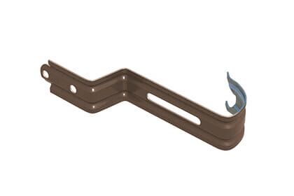 Зажим коньковой черепицы (для ЦПЧ) алюминий Braas купить в Санкт-Петербурге