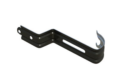 Зажим коньковой черепицы (для ЦПЧ) алюминий Braas купить в Санкт-Петербурге