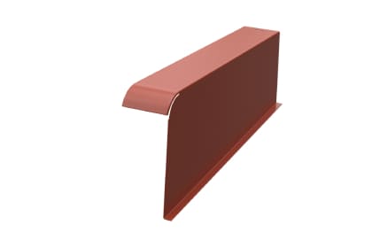 Боковая облегченная черепица правая ФП/Таунус красный Braas купить в Санкт-Петербурге