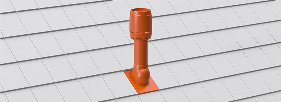 Дефлектор канализационного стояка для плоской черепицы Braas купить в Санкт-Петербурге