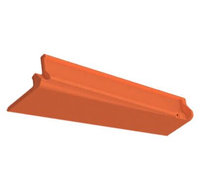 KONTINENTAL ECO Боковая черепица правая натуральный красный (naturrot) Mladost купить в Санкт-Петербурге