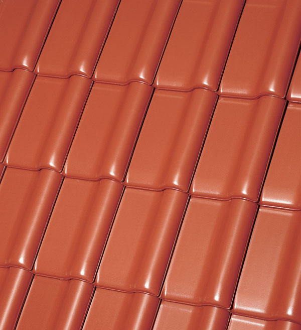 MONZAplus Рядовая черепица Kupfer-rotbraun (Медный красно-коричневый) Röben купить в Санкт-Петербурге