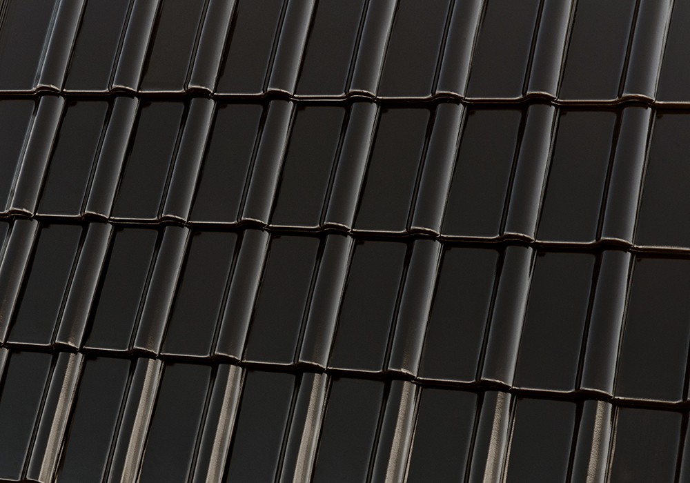 PIEMONT Рядовая черепица Tobago, glasur (Черно-коричневый, глазурь) Röben купить в Санкт-Петербурге