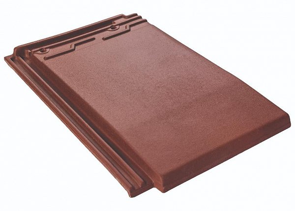 Плоская керамическая черепица цвет Пламенный красный купить в Санкт-Петербурге