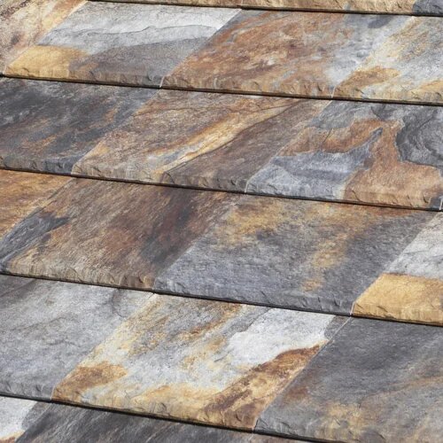 FLAT 5-XL Рядовая черепица Nepal orange (покрытие под сланец, фактурный край) Tejas Borja купить в Санкт-Петербурге