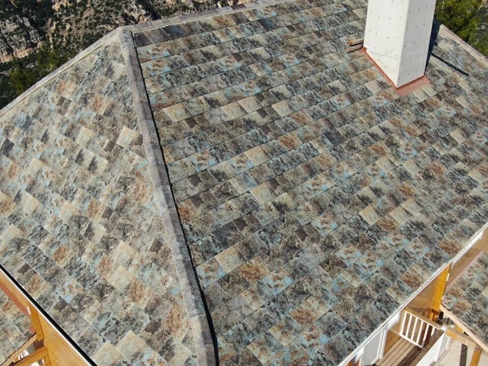 FLAT 5-XL Рядовая черепица Denver iris (покрытие под камень) Tejas Borja купить в Санкт-Петербурге