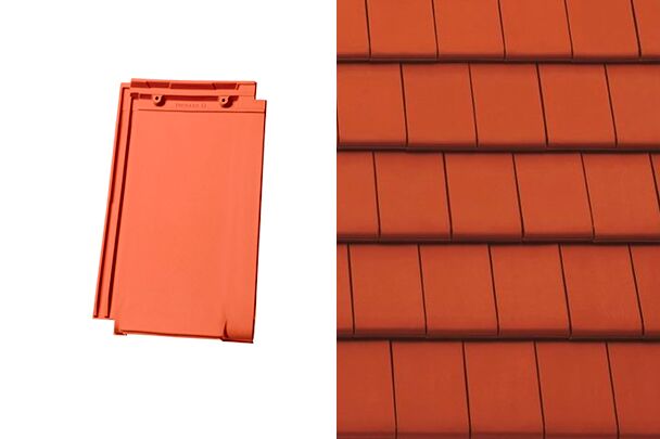 Planoton (Figaro) Вентиляционная черепица Красный ангоб Tondach купить в Санкт-Петербурге