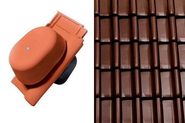 Sensaton (Samba) Вентиляционный комплект Глазурь Амадеус Коричневый Tondach купить в Санкт-Петербурге