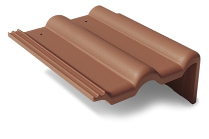 Франкфуртская Боковая цементно-песчаная черепица правая купить в Санкт-Петербурге